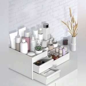 Makeup Organizer Countertop, Cosmetic and Jewelry Storage Organizer w drawer New